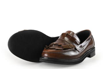 Stefano Lauran Loafers in maat 39 Bruin, Kleding | Dames, Schoenen, Bruin, Verzenden, Overige typen, Zo goed als nieuw