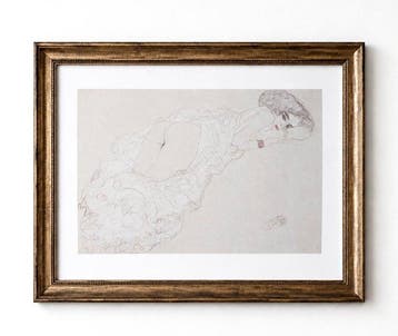 Gustav Klimt (1862–1918) (after) - La fille en robe longue,