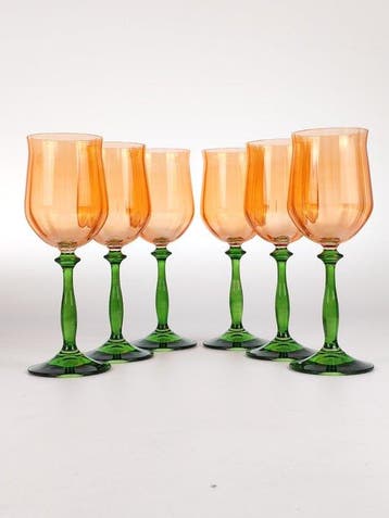 Secoloventesimo - Kelk (6) - Le Fleurs Orange - Emaille,
