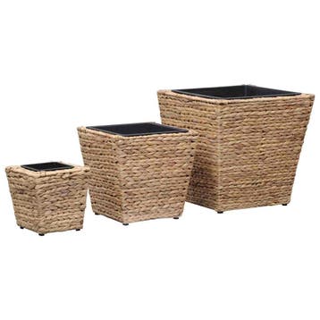 vidaXL Plantenbakken verhoogd 3 st waterhyacint, Overige materialen, Verzenden, Minder dan 60 cm, Nieuw