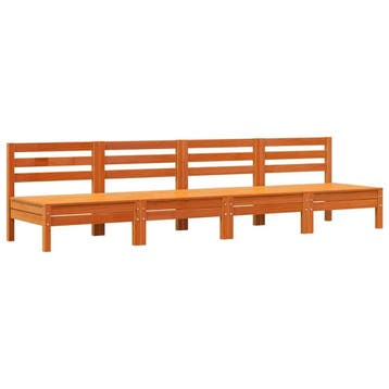 Tuinbank Set 4st Massief Grenen | Retourdeal 35% Korting, Tuin en Terras, Ophalen of Verzenden, Zo goed als nieuw, Hout