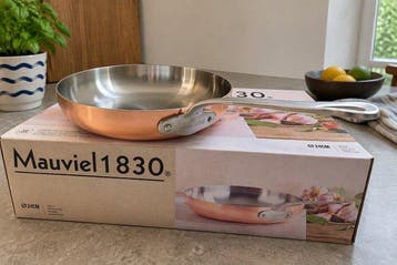Mauviel 1830 - Braadpan - Koper, Stainless steel, Antiek en Kunst