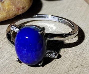 Lapis lazuli ring - hoge kwaliteit - 10,60 ct- 2.12 g