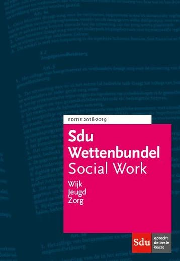 Sdu Wettenbundel Social Work / 2018-2019 / Educatieve, Verzenden, Gelezen