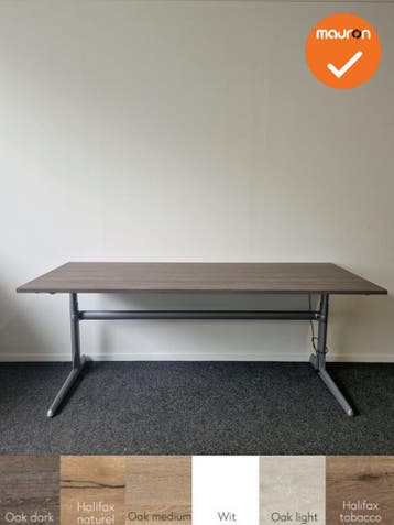 Ahrend 500 zit-sta bureau - nieuw blad naar keuze - 160x80, Werkplek, Ophalen of Verzenden, Gebruikt, Bureau