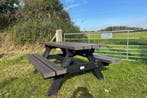 Rockwood® Picknicktafel Woodblend Quartz Brown - Zwaar, Tuin en Terras, Picknicktafels, Ophalen of Verzenden, Nieuw, Rechthoekig