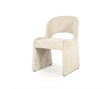 Eetkamerstoel Odette - Beige | Eleonora, Huis en Inrichting, Ophalen of Verzenden, Nieuw