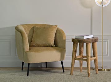 FAUTEUIL BROWY MET KUSSENS CM 73X66X78, Huis en Inrichting, Fauteuils, Ophalen of Verzenden, Nieuw
