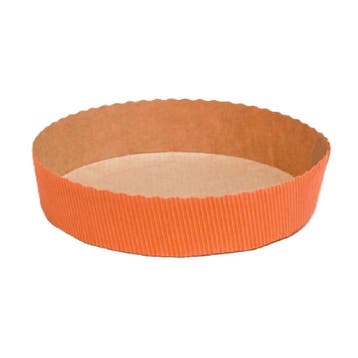 Bakvorm Karton Rond Ø15,5x3,5cm Oranje (per stuk), Verzenden, Nieuw