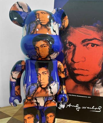 Medicom Toy - Be@rbrick 1000% Andy Warhols Muhammad Ali