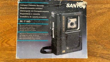 SANYO - M-1140 Draagbare cassettespeler, Nieuw