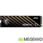 MSI SPATIUM M461 PCIe 4.0 NVMe M.2 2TB, Verzenden, Nieuw, MSI