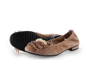 Kennel Schmenger Ballerinas in maat 37 Beige, Verzenden, Beige, Ballerina's, Zo goed als nieuw