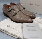 Santoni- Crocodile-UK 8.5 - Loafers - Maat: EU 43 - Nieuw in, Nieuw
