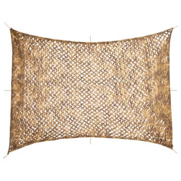 vidaXL Camouflagenet met opbergzak 516x400 cm zandkleurig, Verzenden, Nieuw