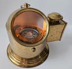 Binnacle met sloep kompas - Koper