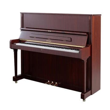 Petrof P 125 G1 PM messing piano, Nieuw, Bruin, Piano