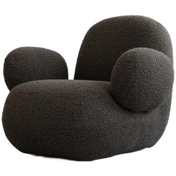 101 Copenhagen Toe Armchair Flat Deep Taupe - Fauteuil -, Minder dan 75 cm, Ophalen of Verzenden, Zo goed als nieuw, 75 tot 100 cm