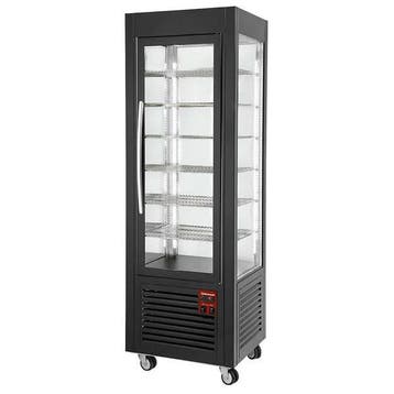 Zwarte Gebaksvitrine 360 Liter met 6 Schappen – 600 x 630., Zakelijke goederen, Verzenden, Nieuw in verpakking