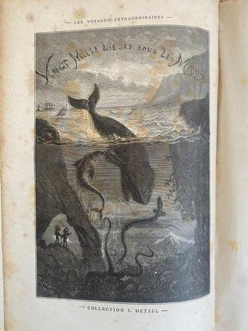 Jules Verne - Vingt mille lieues sous les Mers - 1865, Antiek en Kunst, Antiek | Boeken en Bijbels