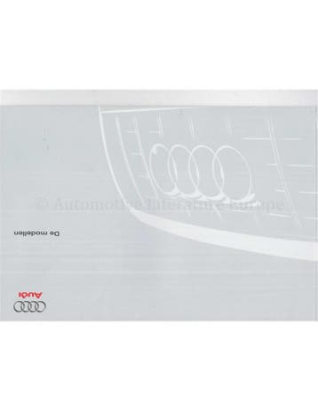 2006 AUDI PROGRAMMA BROCHURE NEDERLANDS, Boeken, Nieuw, Audi, Author