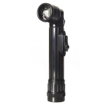 Zaklamp / hoeklamp leger zwart klein