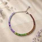 Zonder minimumprijs - Armband Zilver - Gemengde edelstenen -, Nieuw