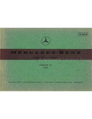 1964 MERCEDES BENZ 190 c | 190 ONDERDELEN CATALOGUS MULTI, Auto diversen, Handleidingen en Instructieboekjes