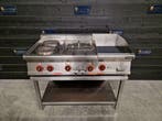 Lotus kooklijn | 2-pits fornuis, dubbele friteuse, bakplaat, Gebruikt, Fornuis, Frituur en Grillen