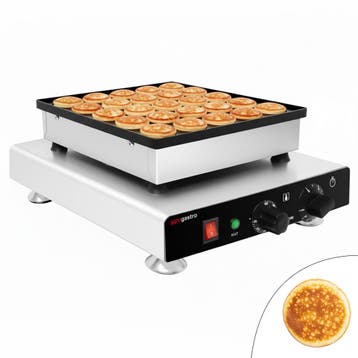 GGM Gastro | Wafelijzer - Enkel - Mechanisch - 850W - |, Verzenden, Nieuw