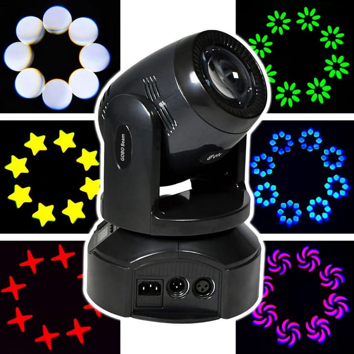 QTX GOBO Beam 100W LED Moving Head Met 7 Gobos, Muziek en Instrumenten, Licht en Laser, Overige typen, Nieuw, Verzenden