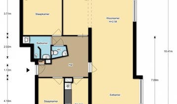 Te Huur 3 Kamer Appartement Jacob van Campenlaan In Leiden, Huizen en Kamers, Huizen te huur, Direct bij eigenaar, Leiden, Appartement