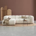 *WOONWINKEL* Design Bank Creme Hoek Links, Huis en Inrichting, Verzenden, Nieuw