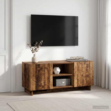 vidaXL TV-standaard 90 x 34,5 x 40 cm Oud hout Bewerkt hout, Verzenden, Nieuw, 50 tot 100 cm, Minder dan 100 cm