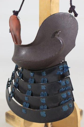 Harnas - Japan - E3-580 Hanpo of Samurai-mask Edo Periode, Antiek en Kunst