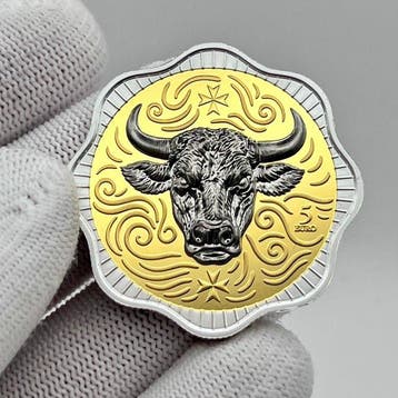 Malta. 5 Euro 2025 – Maltese Ox – 1 oz Silver coin – Ag .999