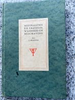 Neutraliteit en vrijheid, waarheid en beschaving, Gelezen, Verzenden, Maatschappij en Samenleving, J. Huizinga