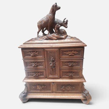 Sieradendoos - Walnoot - Black Forest Jewelry Box