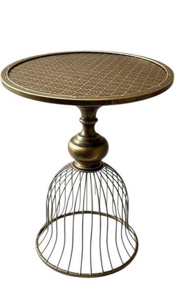 Middentafel - Metaal - metaal, bronskleur, el