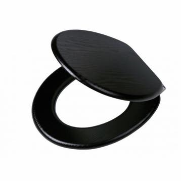 Toiletzitting Tiger Blackwash Softclose Hout Zwart, Ophalen of Verzenden, Nieuw