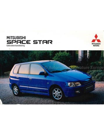 2001 MITSUBISHI SPACE STAR INSTRUCTIEBOEKJE NEDERLANDS, Auto diversen