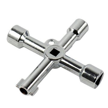 Multi sleutel - 6 tot 14mm - dubbelbaard driehoek vierkant -, Ophalen of Verzenden, Nieuw