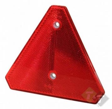 Driehoek Reflector Rood, Opschroefbaar, 143 X 125 Mm, WAS, Ophalen of Verzenden, Nieuw, Universele onderdelen