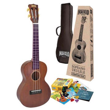 Mahalo MJ3TBRK Java Series Tenor Ukulele Pakket Transparant, Ophalen of Verzenden, Nieuw