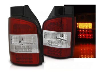 LED achterlichten Red White geschikt voor VW T5 Transporter, Verzenden, Nieuw, Volkswagen