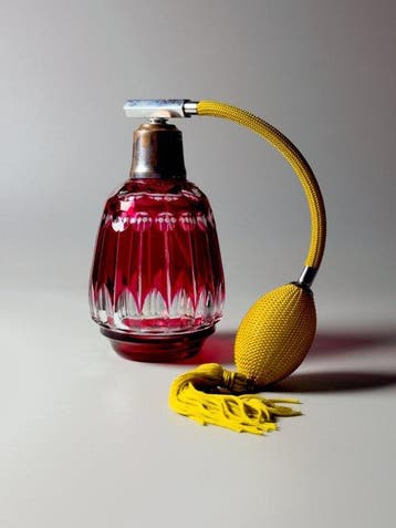 Val Saint Lambert - Parfumfles - Art Deco - Kristal - de