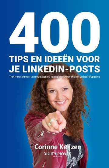 400 tips en ideeen voor je LinkedIn posts 9789083096865, Zo goed als nieuw