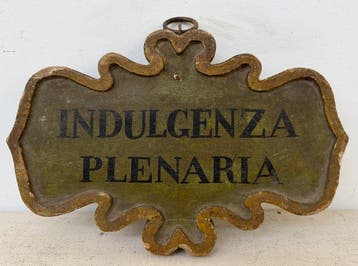 Italiaanse school (XVIII) - Tabella ecclesiastica per, Antiek en Kunst