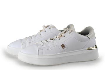 Tommy Hilfiger Sneakers in maat 42 Wit, Verzenden, Wit, Sneakers of Gympen, Gedragen