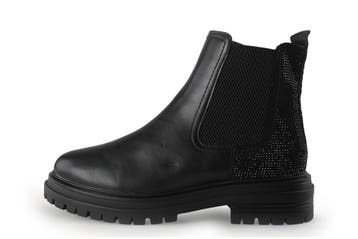 S.oliver Chelsea boots in maat 40 Zwart, Verzenden, Zwart, Overige typen, Zo goed als nieuw